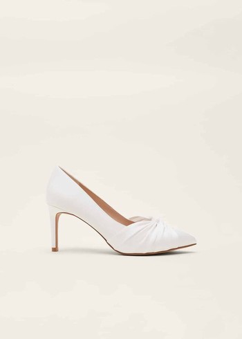 Phase Eight Kendal Court Heels White Canada | NYOCXL-659